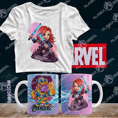 23 Plantillas PNG para Sublimar Tazas y Playeras Vengadores con Mockups 23 Plantillas PNG para Sublimar Tazas y Playeras Vengadores con Mockups - Imagen 5