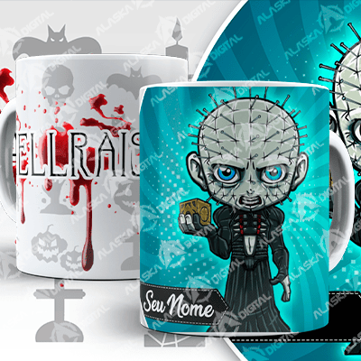 19 Plantillas para Sublimar Tazas de Halloween SERIES - PELICULAS 19 Plantillas para Sublimar Tazas de Halloween SERIES - PELICULAS - Imagen 3