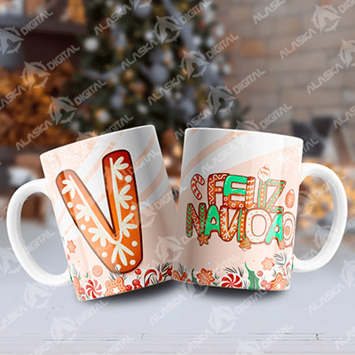 26 Plantillas Abecedario Navidad v9 + Editable 26 Plantillas Abecedario Navidad v9 + Editable - Imagen 5
