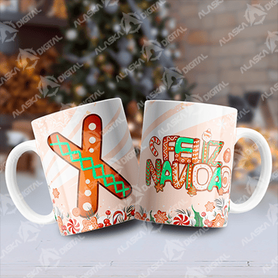 26 Plantillas Abecedario Navidad v9 + Editable 26 Plantillas Abecedario Navidad v9 + Editable - Imagen 2