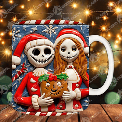 26 Plantillas para sublimar Tazas de Navidad 3D con Editables y Mockups 26 Plantillas para sublimar Tazas de Navidad 3D con Editables y Mockups - Imagen 5