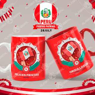 24 Plantillas Fiestas patrias Peru + Editables & Mockup