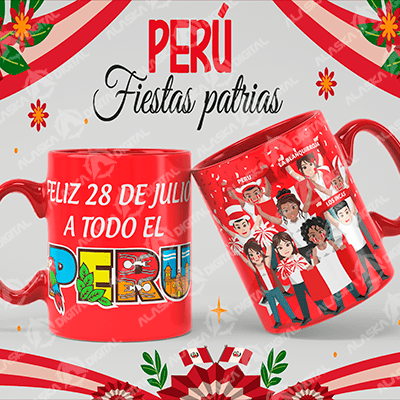 10 Plantillas Fiestas patrias Peru + Editables & Mockup V2 10 Plantillas Fiestas patrias Peru + Editables & Mockup V2 - Imagen 2