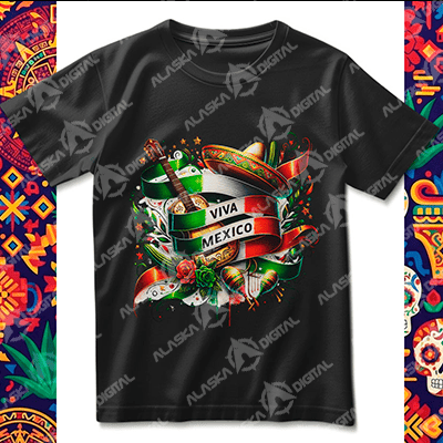 9 Plantillas Playeras Viva México y sus Tradiciones + Mockup 9 Plantillas Playeras Viva México y sus Tradiciones + Mockup